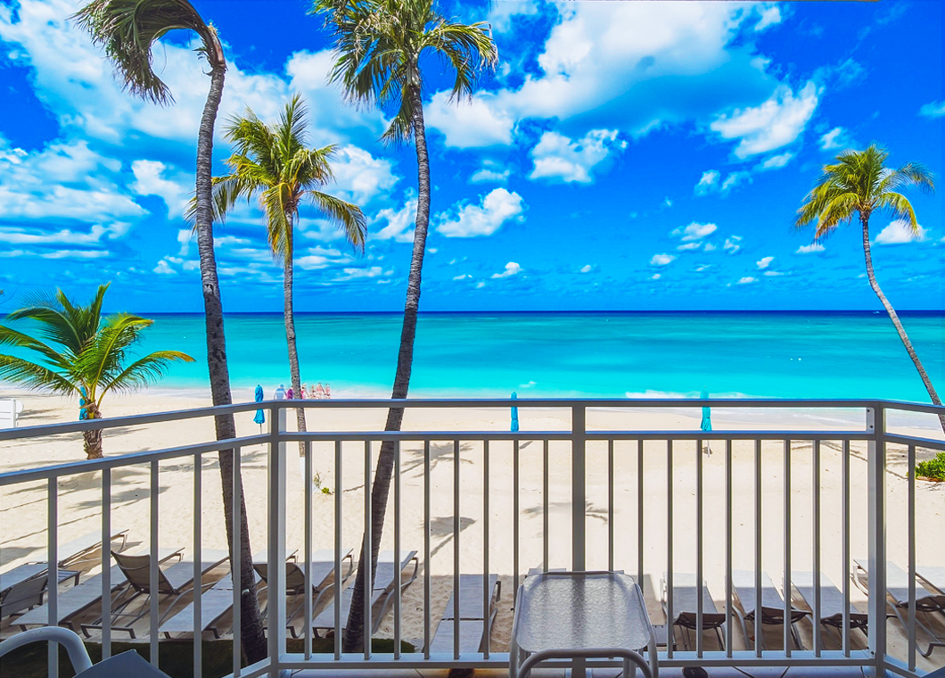 Balcony Beach Ocean Tooblue at The Cayman Club Condo 16 on Seven Mile Beach Grand Cayman