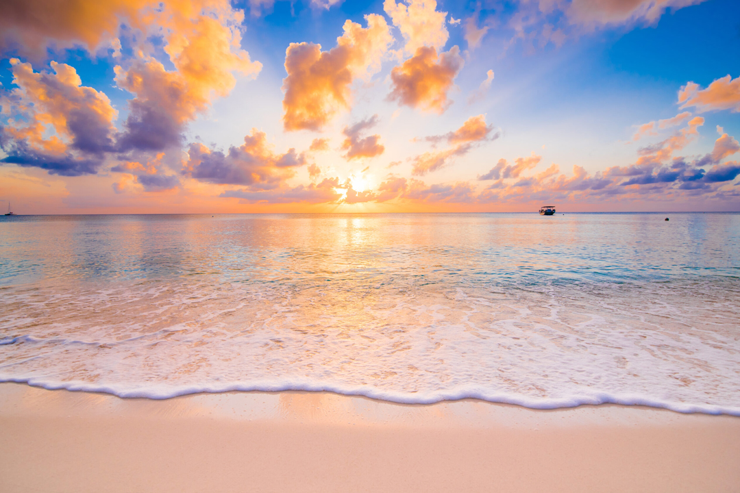 Seven Mile Beach sunset